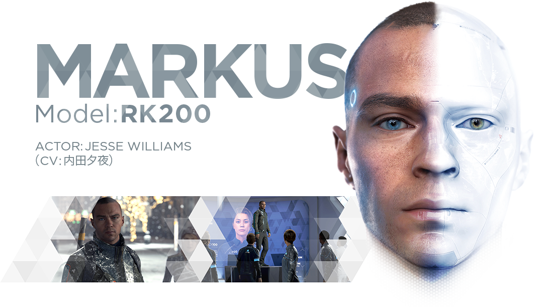 MARKUS Model：RK200 ACTOR：JESSE WILLIAMS（CV：内田夕夜）